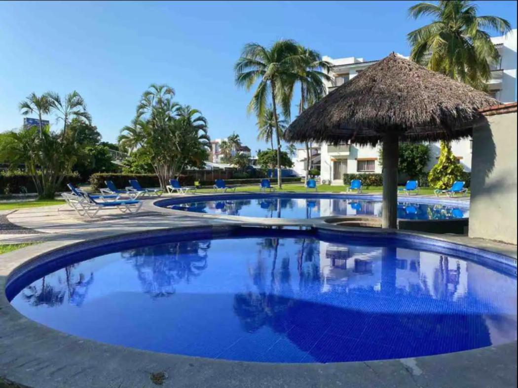 Hermoso condominio con alberca y club de playa!! Manzanillo Exterior foto